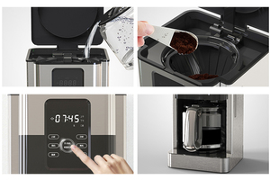 Machine à café Homezest CM1706BAT, <span class=keywords><strong>cafetière</strong></span> à <span class=keywords><strong>filtre</strong></span>, <span class=keywords><strong>papier</strong></span> <span class=keywords><strong>filtre</strong></span>, <span class=keywords><strong>cafetière</strong></span> à thé et à café, autres cafetières - Product Image 5