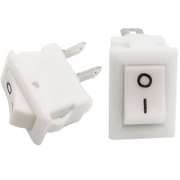 Mini interrupteur à bascule KCD11-101 2 broches 3 broches 2 positions 3 positions Interrupteur à bascule d'alimentation à enclenchement rapide 6A 250V