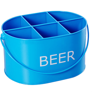 Retro Kim Loại Thép Không Gỉ Xô Đá Champagne Nước Giải Khát Bồn Bia <span class=keywords><strong>Ice</strong></span> <span class=keywords><strong>Bucket</strong></span> Với Chân Đế Cho 6 Chai Champagne Heinek - Product Image 1