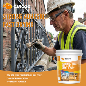<span class=keywords><strong>Pintura</strong></span> <span class=keywords><strong>para</strong></span> Superficies Metálicas |   Recubrimiento Metálico <span class=keywords><strong>de</strong></span> Alto Brillo, Resistente a los Rayos UV, al Óxido y a los Arañazos, <span class=keywords><strong>de</strong></span> Secado Rápido <span class=keywords><strong>para</strong></span> Acero y Aluminio - Product Image 1