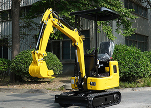 Mini-excavatrice sur chenilles stable R327, profondeur de 1,58 m, pour l'excavation de piscines et le nivellement de terrains - Product Image 3