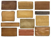 Etiquettes pour vêtements Etiquettes en cuir personnalisées Etiquettes pour jeans en cuir souple Etiquettes pour bagages en tissu vendues en gros Etiquettes en cuir pour sacs et vêtements