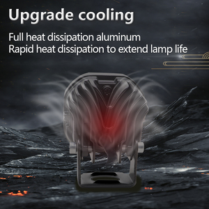Lampe LELANPU, phare lumineux Owl, <span class=keywords><strong>clignotant</strong></span>, accessoires pour moto, systèmes d'éclairage, projecteur LED en aluminium pour moto - Product Image 3