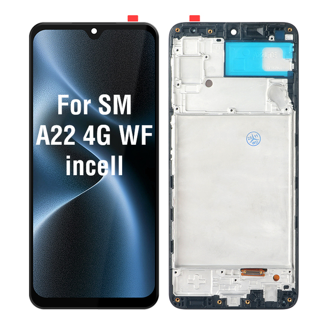 Phone Screen for Samsung A22 4G A225 Incell Display Lcd With Frame Mobile Phone Pantalla Replacement Assembly Screen