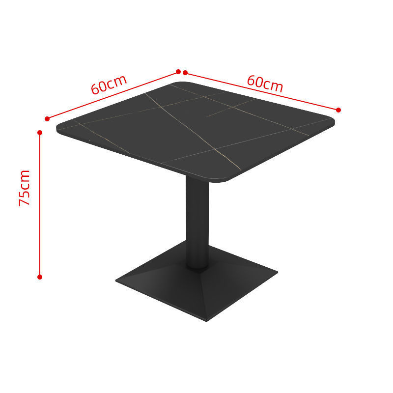 Table double en pierre de dalle (60*60*75)