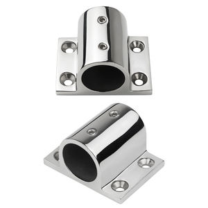 Support de tube en acier inoxydable 316 de qualité marine pour main courante et poteau de balustrade pour montage sur pont - Product Image 6