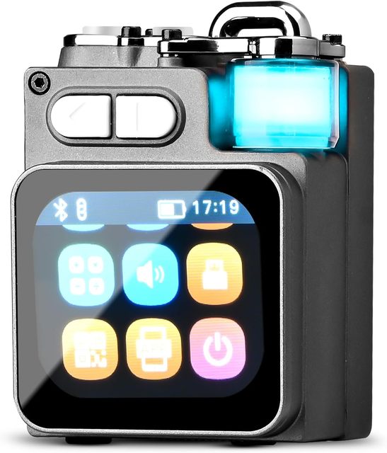 Mini Bluetooth Speaker,Smart Wireless Portable with Touchscreen,Loud HD Sound,LED Lights,BT5.4,For Home/Outdoor/Travel/Shower