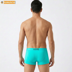 Calzoncillos Boxer de Cintura Media Ecológicos para Hombre, Cómodos, de Spandex/Algodón, de Alta Calidad, Tejidos, con Cintura Personalizada, Última Moda - Product Image 5