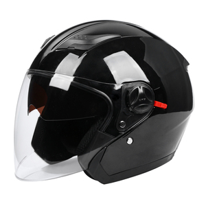 Casque à visage ouvert de qualité supérieure avec graphiques personnalisés et visière déroulante intégrée - Product Image 6