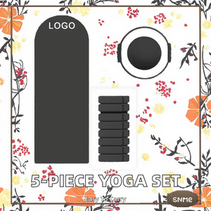 Ensemble d'accessoires de fitness et de Pilates portable 5 pièces pour la maison, tapis de yoga en forme d'arche pour débutants, marque Greenleader, en caoutchouc PU et silicone - Product Image 3