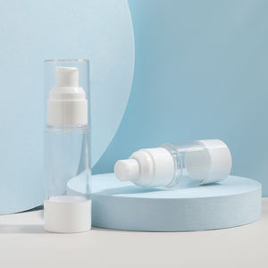 Nouveau style de bouteille de pompe sans air blanche et transparente <span class=keywords><strong>Refull</strong></span> pour cosmétique - Product Image 4