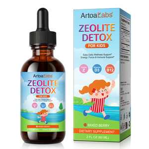 Gouttes liquides détoxifiantes au clinoptilolite et zéolite pour enfants, marque privée OEM, nettoyage corporel quotidien, soutien <span class=keywords><strong>de</strong></span> la parole, supplément vitaminique pour enfants - Product Image 1