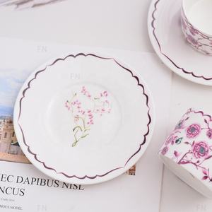 New European Bone China <b>Coffee</b> <b>Set</b> and Afternoon <b>Tea</b> Cup Saucer - Product Image 4