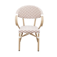 Blanc Brun Meilleur Patio Osier Bar Salle À Manger Fauteuils Meubles Jardin Extérieur Bistro Rotin Aluminium Chaises