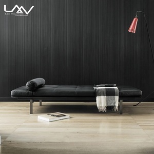 Salotto moderno poggiapiedi in pelle per il tempo libero divano letto daybed <span class=keywords><strong>camera</strong></span> <span class=keywords><strong>da</strong></span> letto panca imbottita - Product Image 2