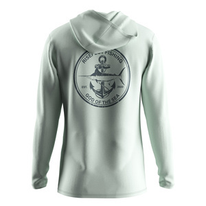 Camisa de Pesca para Hombre, con Capucha, de Secado Rápido, Elástica, Antiolor, con Logotipo Personalizado Serigrafiado, para Pescadores - Product Image 4