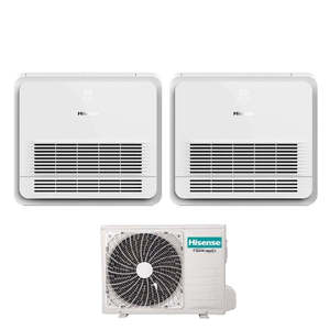 Hisense Dual Split Console 12 + 12 Aire acondicionado con 3AMW62U4RJC Mando a distancia opcional con Wi-Fi incluido 12000 + 12000 - Product Image 5
