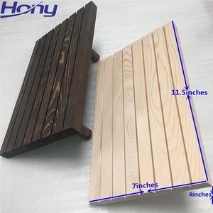 Timber Pine Jewelry Card Organizer Stand Holder,<strong>Wooden</strong> Slotted Card Display <strong>Peg</strong> <strong>Board</strong> for Retail Earring Ring Bracelet Keyring - Product Image 4