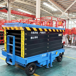 Plataforma Elevadora Eléctrica Remolcable, Elevador de Trabajadores, Elevador Aéreo Móvil Manual, Plataforma Elevadora de Tijera Hidráulica - Product Image 2