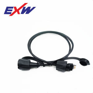 Cable de Red para Computadora con Conector RJ45 Sin Blindaje, 1M, Revestimiento de PVC, para Transmisión de Señal, Cables de Conexión - Product Image 1