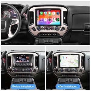 Autoradio Android avec écran tactile de 12,4 pouces pour Chevrolet Silverado GMC Sierra 2014 2018, système multimédia, Carplay, navigation, moniteur - Product Image 3