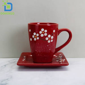 Set di 30 Ciotole Quadrate Rosse in Ceramica Smaltata, Senza BPA, Ecologiche, Monouso, Leggere, Stile Occidentale, per Campeggio, <span class=keywords><strong>Casa</strong></span>, Matrimoni - Product Image 3