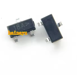 Hainayu TVS أنبوب شاشة 18 فولت طباعة <span class=keywords><strong>18A</strong></span> SMD Zener <span class=keywords><strong>Diode</strong></span> SOT23 Triode IC Chip BOM اقتباس MMBZ18VALT1G - Product Image 4