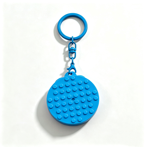 BLOCKMOC 8×8 Porte-clés en briques de construction colorées à clipser, en plastique, accessoire de sac disponible pour cadeau de fête - Product Image 2