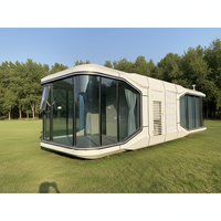 Hôtels-capsules préfabriqués en alliage d'aluminium de taille personnalisée, projet de vacances Tony Space, maisons conteneurs de conception chinoise