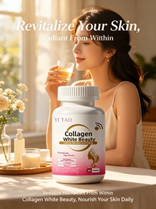 Pilules blanchissantes pour la peau au collagène biologique – Complexe Glutathion + Collagène – Éclaircit, raffermit et hydrate la peau – Idéal pour la beauté quotidienne - Product Image 5