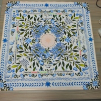Tapis de Mahjong en Néoprène Lisse à Bords Renforcés, Pliable, Portable, Écologique, Anti-Bruit, Imperméable, Couleurs Personnalisables