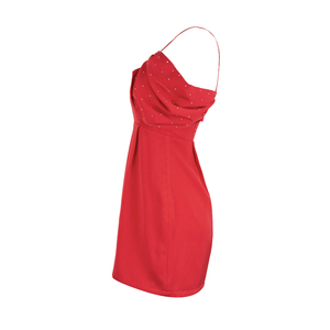 <span class=keywords><strong>Vestidos</strong></span> <span class=keywords><strong>de</strong></span> Princesa para Niñas, con Hombros Descubiertos, Mangas Abullonadas, Color Rojo Vino, Satén, Tirantes <span class=keywords><strong>de</strong></span> Cristal, Vestido <span class=keywords><strong>de</strong></span> Cóctel con Lentejuelas - Product Image 4
