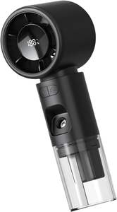 Ventilador de Mano Portátil Recargable USB con Pantalla LED Digital para Exteriores, 2500mAh, con Rociador de Agua para Pestañas y Tanque de Agua - Product Image 3