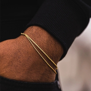 Bracelets chaîne <span class=keywords><strong>gourmette</strong></span> cubaine en acier inoxydable de 3 à 11 mm pour hommes, design parfait, bijoux de poignet, cadeaux - Product Image 4