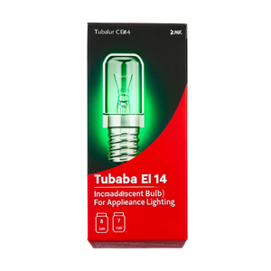 Lampadina a incandescenza tubolare Cl E14 10W 220-240V per illuminazione di elettrodomestici - Product Image 2