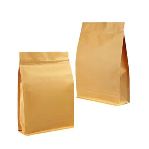 Food Grade Kraft Paper Bag For Tea & Ampdry Food/Tea Packaging