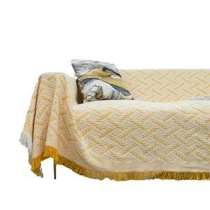 Funda de Sofá Nórdica Jacquard, Elástica, de 190-230 cm, Cobertura Total, Tipo Acolchado, Material Combinado, Lavable a Máquina - Product Image 5