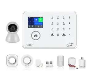 Smoke+Gas Leak Detector Wireless Tuya 4g Wifi Gsm Home Anti-theft Security Alarm System