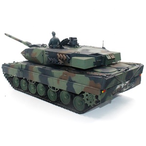 Henglong 3889-1 IR+BB Kampfpanzer aus Metall im Maßstab 1:16, Deutscher <span class=keywords><strong>Leopard</strong></span> 2A6 Panzermodell, <span class=keywords><strong>2</strong></span>,4 GHz RC-Spielzeug mit Rauch und Sound, Panzer-Hobby-Spielzeug MT - Product Image 4