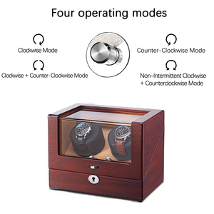 Remontoir automatique double pour hommes-Boîte de remontoir de montre pour père mari papa, moteur silencieux japonais, oreillers de montre réglables - Product Image 2