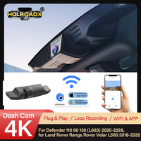 Caméra embarquée 4G 2K pour Land Rover Range Rover Velar/Defender, Plug&Play, vision nocturne, avec GPS et carte SIM, application, surveillance de stationnement 24h/24