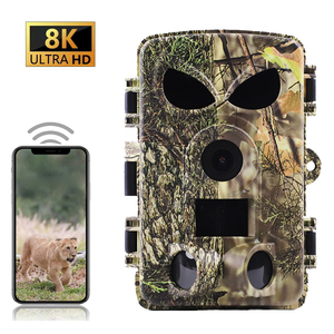 8K video kỹ thuật số di động trò chơi An Ninh camears mini pin hồng ngoại Wifi máy ảnh ban đêm tầm nhìn đường mòn Wifi săn bắn máy ảnh - Product Image 1