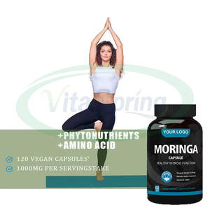 VitaSpring Moringa fogliame capsule prezzo Private Label biologico integratore alimentare energia Moringa capsule per la vendita - Product Image 3