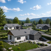 Casas Prefabricadas Modernas que Combinan Diseño Escandinavo, Eficiencia Energética, Estructura de Acero Duradera e Instalación Rápida