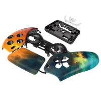 Coque avant pour PS5 - Nebula doré brillant - Personnalisable - DIY