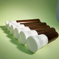 Offre Spéciale – Flacon double compartiment en PP de 20 ml pour liquides buccaux et médicaments en comprimés, avec logo personnalisé sérigraphié et bouchon à vis scellé