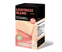 Tisane Bessence Gentle Metabolism Blend aux herbes, 25 sachets avec séné, thé vert et feuille de lotus - Marque privée OEM