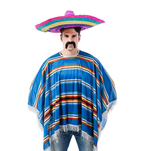 Venta al por Mayor de Capas Mexicanas de Cachemira Tejida y Colorida, Suaves y Unisex, con Descuento - Product Image 2