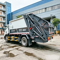 Camion à ordures compacteur diesel Foton, norme d'émission Euro 3, transmission manuelle 4x2, poids total autorisé 18000 kg, fabriqué à Hubei
