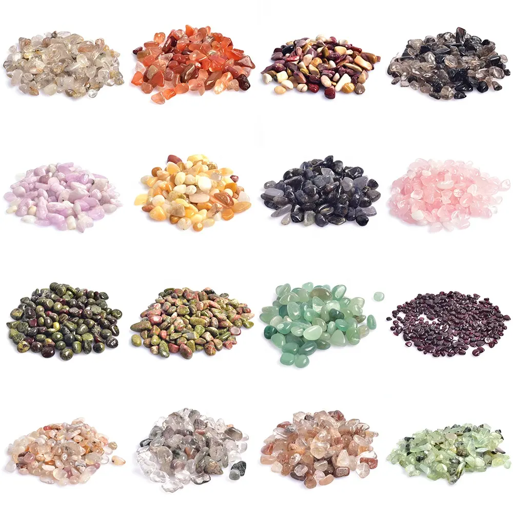 Natural Crystals Healing Stone Rose Quartz Tumbled Stones Crystal Amethyst Chips Crystal Gravel stones